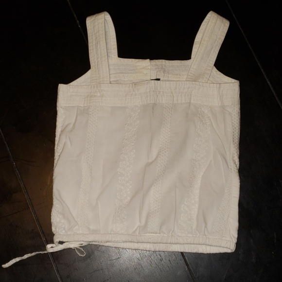 Gap girls white embroidered shirt - Picture 2 of 5